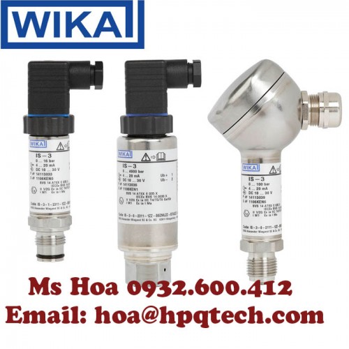 Cảm biến áp suất Wika - Cảm biến áp lực Wika - Wika sensors Viet Nam