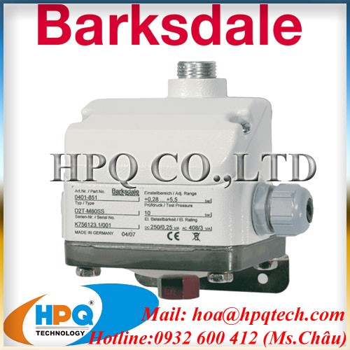 Công tắc điện tử Barkdale | Cảm biến áp suất Barkdale | Barkdale Việt Nam